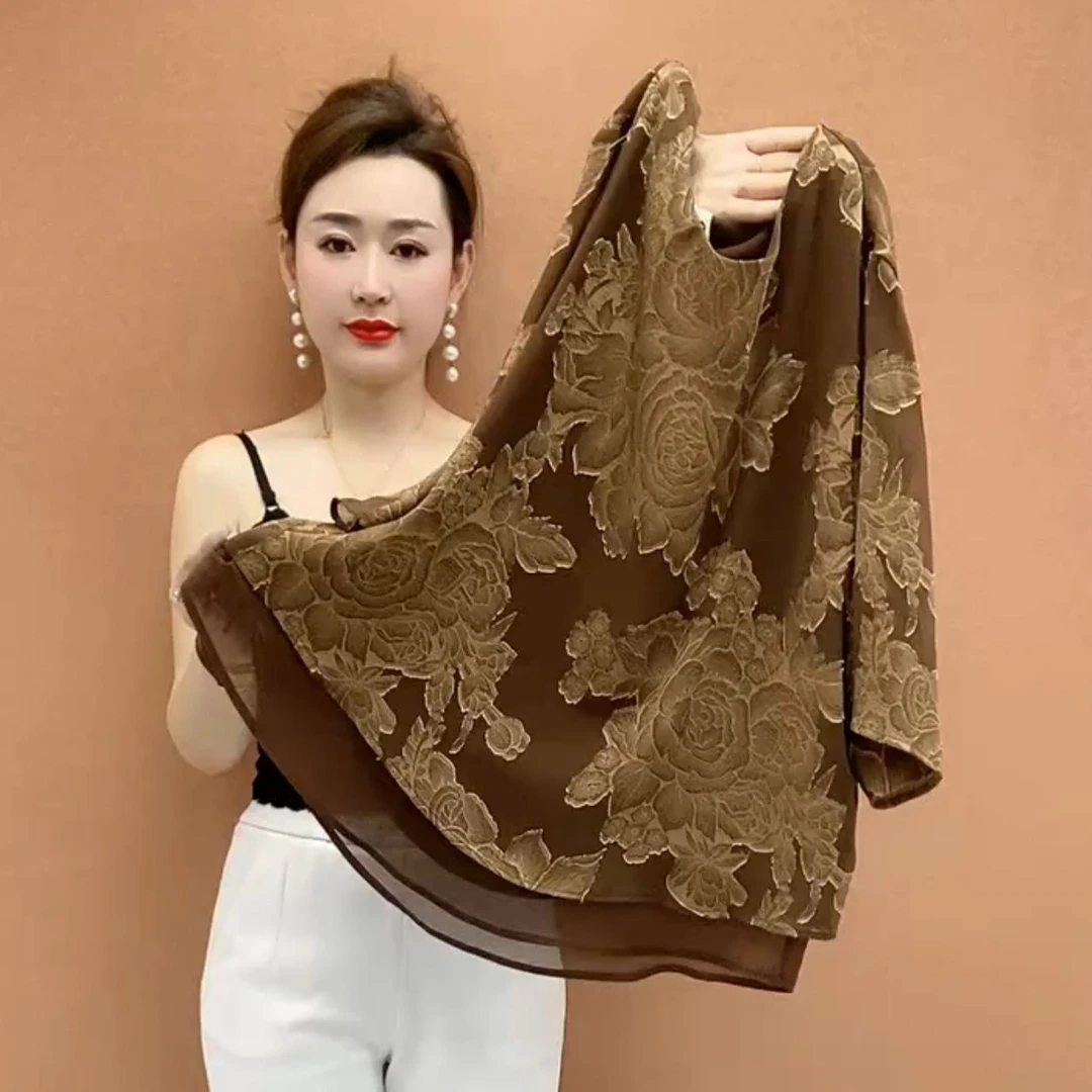 2025夏季新款宽松中老年女装妈妈上衣宽松国风复古网红洋气小衫潮