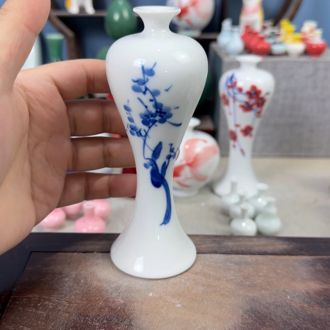 陶瓷手工小花器摆件