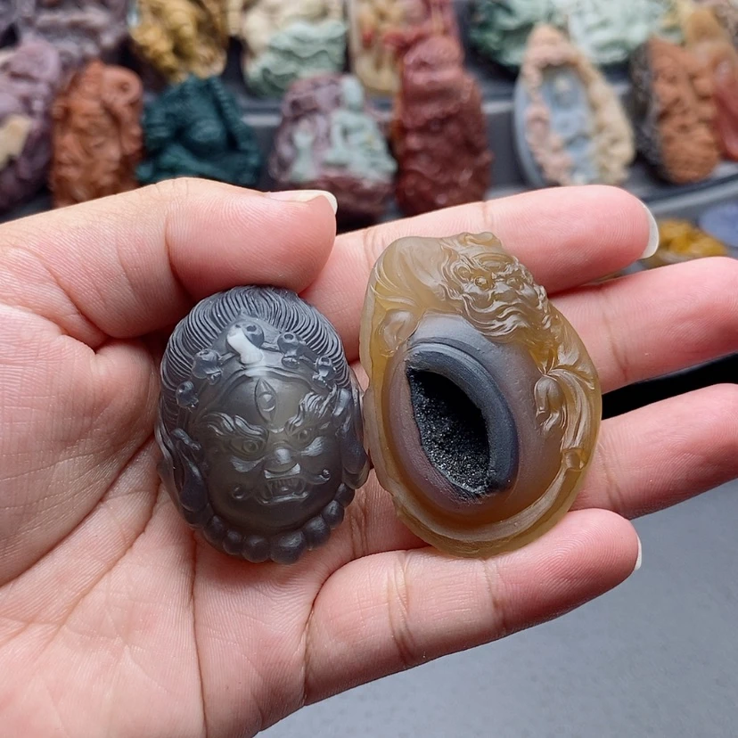 【闪购商品】未镶嵌定制玛瑙吊坠崔*笑