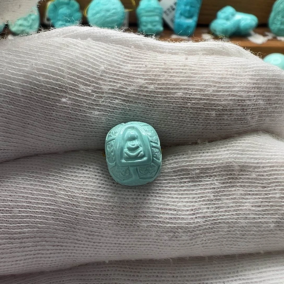 绿松石无相佛珠 未镶嵌