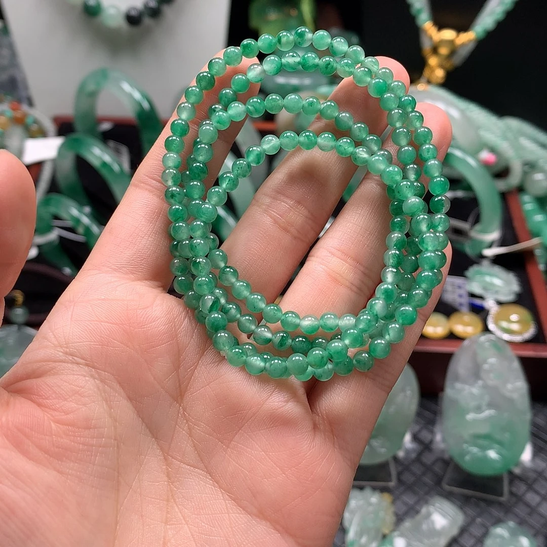 石英质玉未镶嵌项链