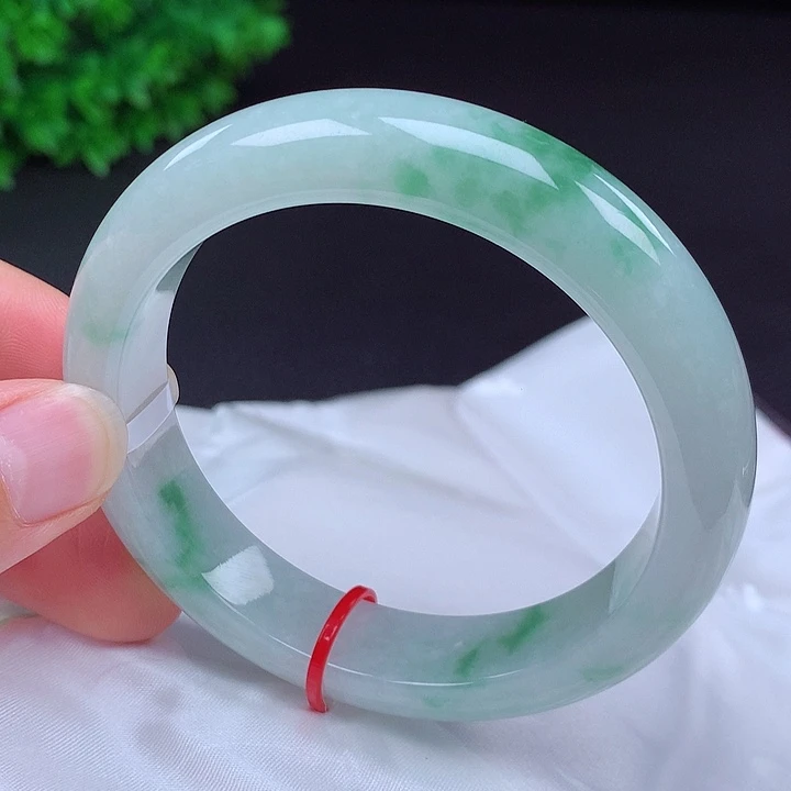 翡翠未镶嵌手镯57圈口432712