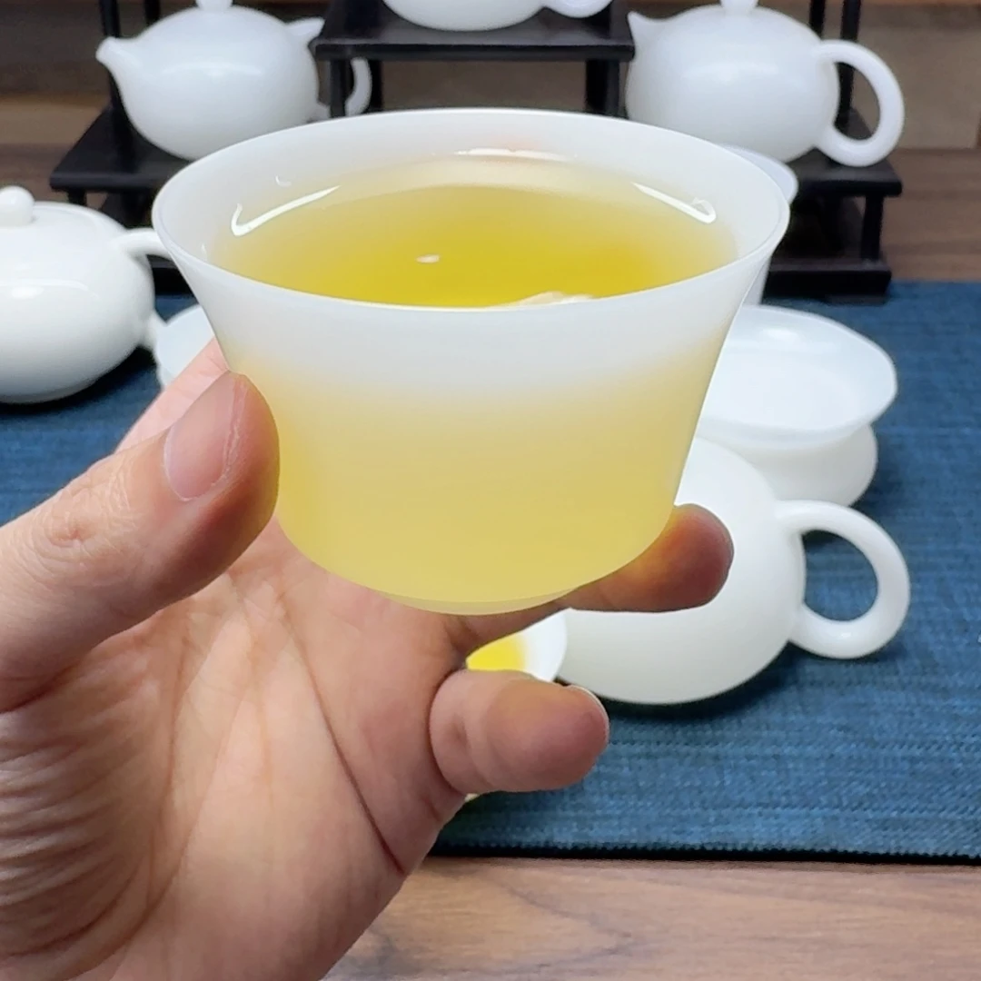 薄胎素烧璞玉冰种玉瓷