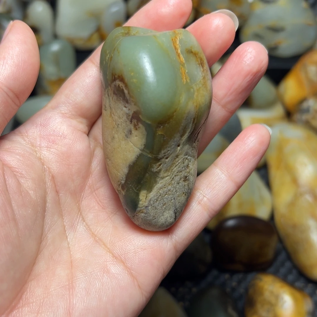 和田玉（青玉）B40未镶嵌