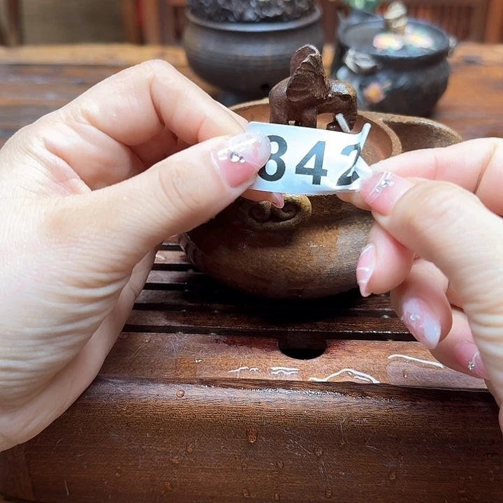 纯手工制作粗陶茶具