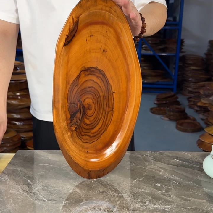 香樟木茶盘实木41*19.5