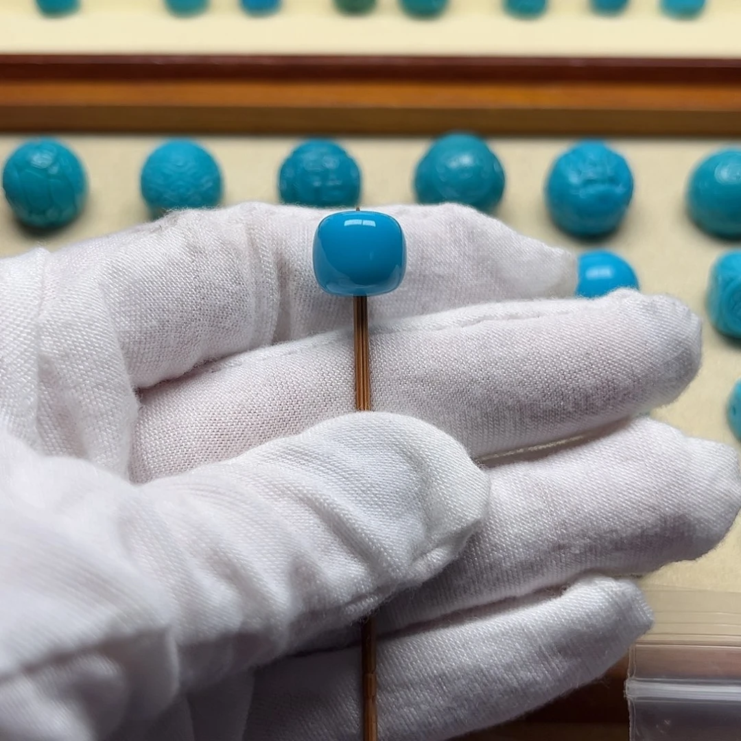 绿松石未镶嵌天然原矿绿松石无镶嵌老型10.8