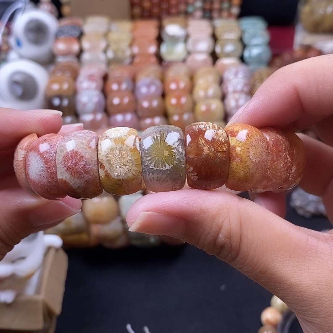 未镶嵌手牌硅化珊瑚（珊瑚玉）6