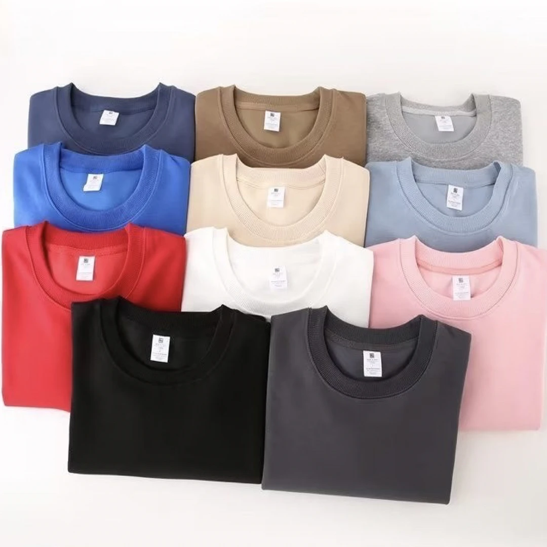 简单潮牌大版T圆领