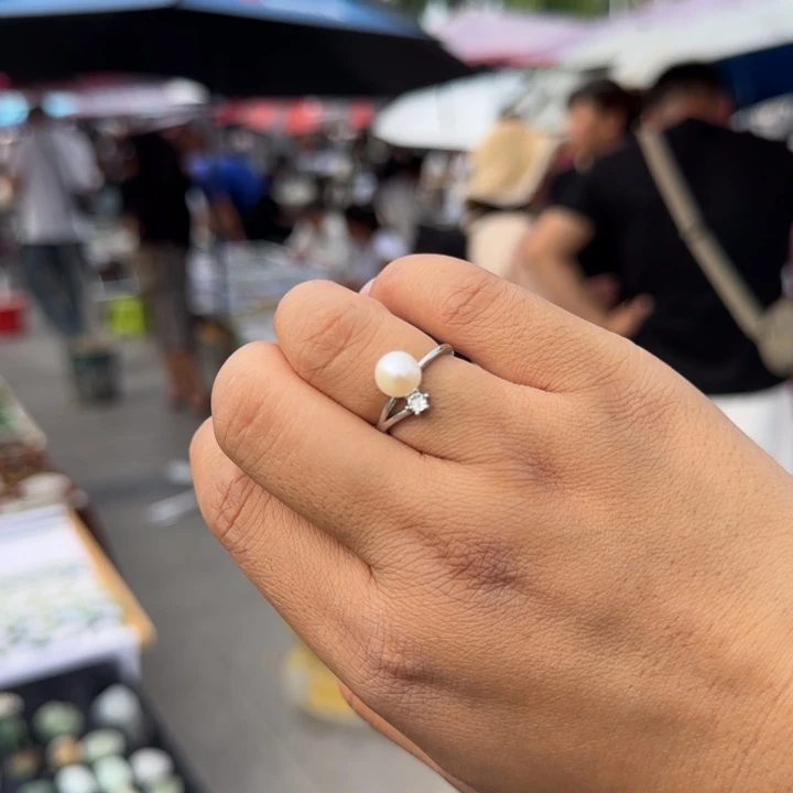 戒指未镶嵌淡水珍珠