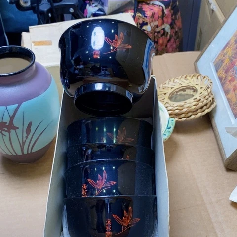 五只竹编茶垫黄车下单一单包邮