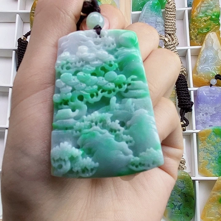 颈饰未镶嵌翡翠翡翠