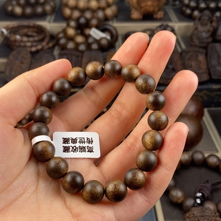 沉香手串蓝***云越南芽庄白棋楠