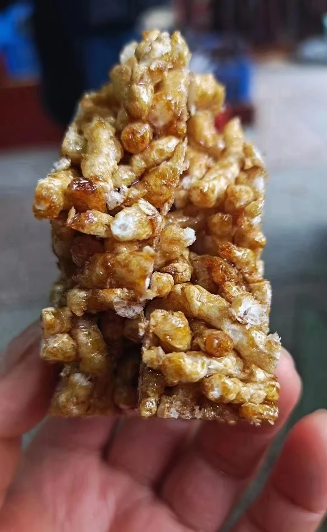 湖南纯手工红薯米花糖谷泡糖