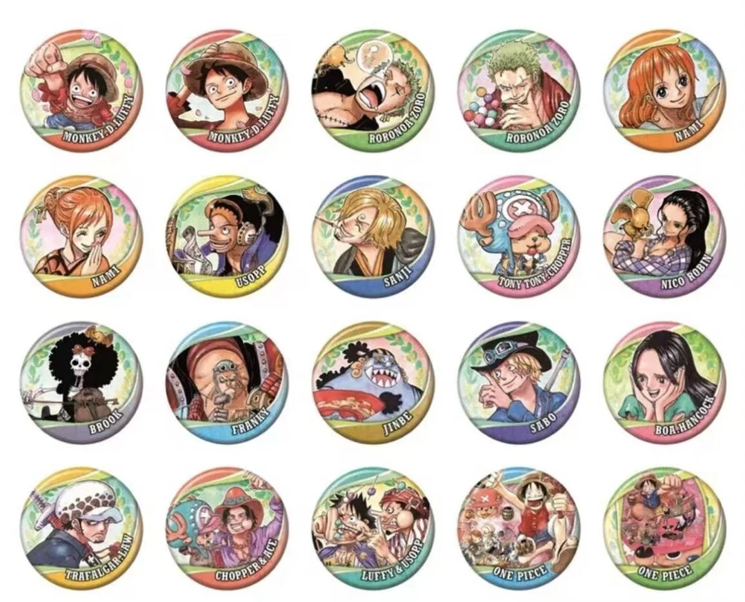 【海贼王】海贼王JF春日吧唧徽章  默认厂伤 (同意代拆