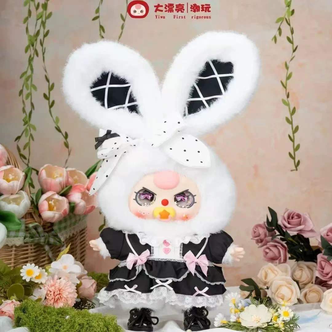 ·【猪猫熊配对】娃三岁400%千体ai800%可爱毛绒盲盒