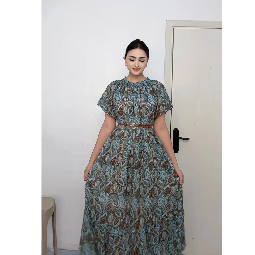 8189新款时尚气质宽松版女装连衣裙