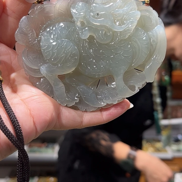 未镶嵌岫玉毛衣链