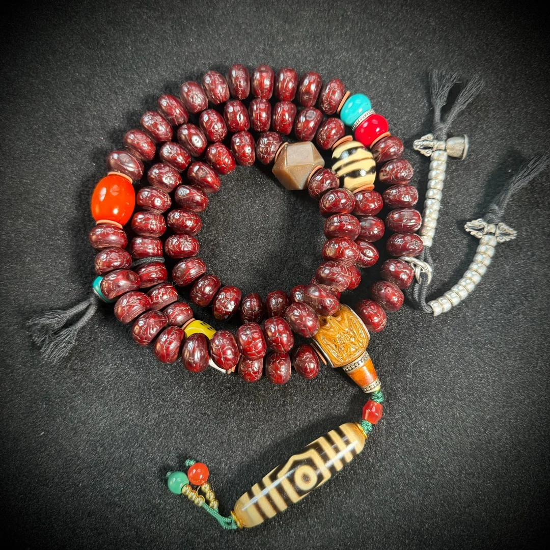 凤眼菩提14+72颗藏念持珠脖挂男女款