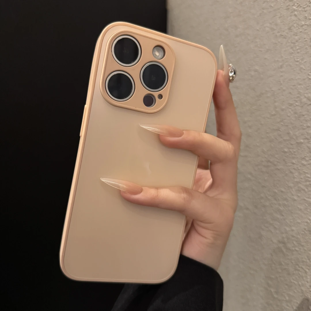 新款高级磨砂适用苹果16promax手机壳小众iPhone15时尚14个性13女