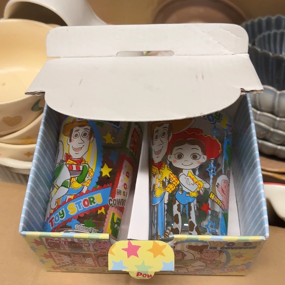 瓷巴斯光年水杯一对