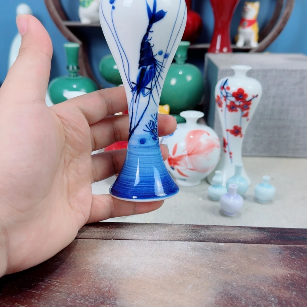 陶瓷手工小花器摆件