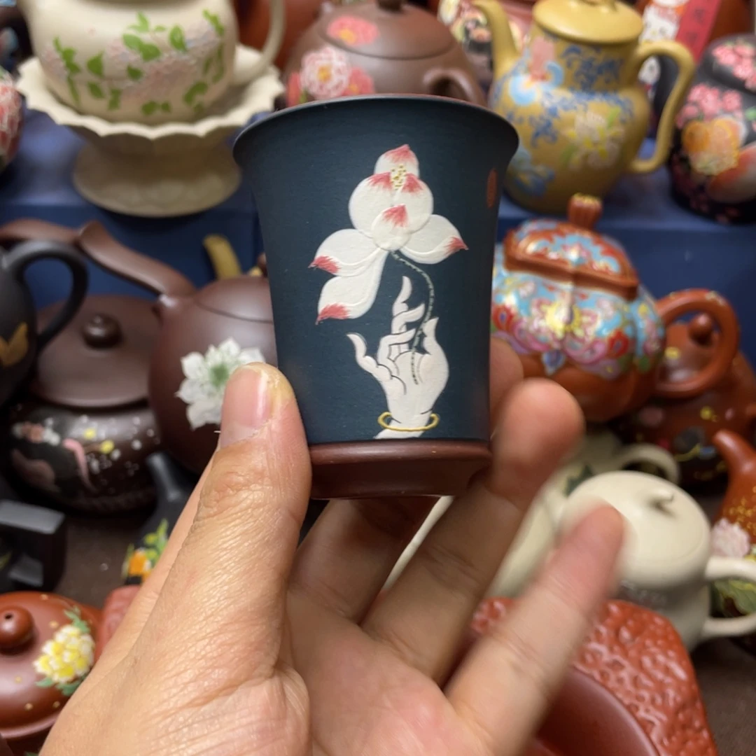 紫砂茶杯紫砂主人杯60cc