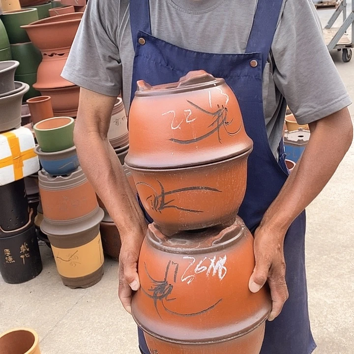 紫砂花盆紫砂花盆