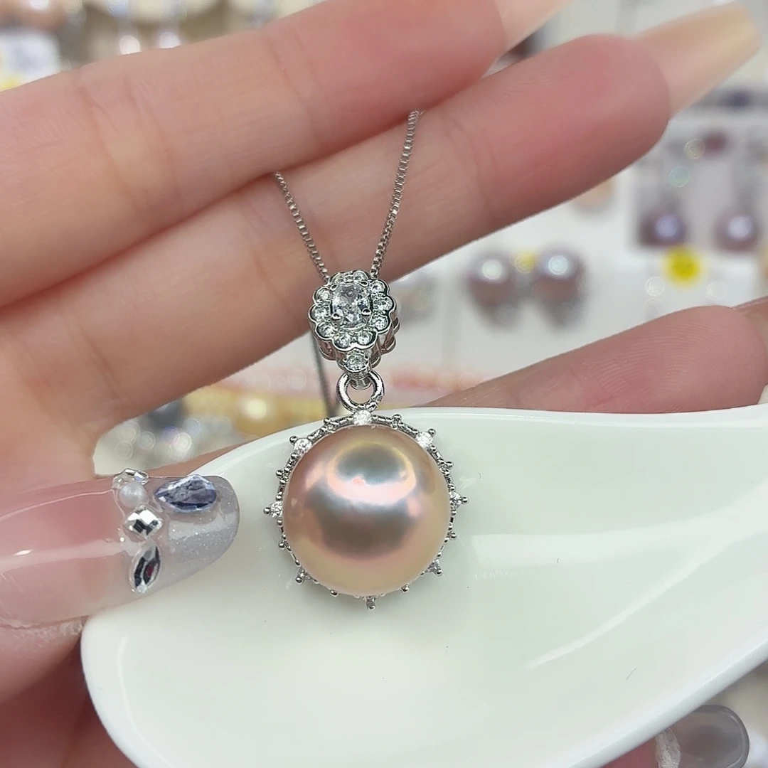 淡水珍珠颈饰合金