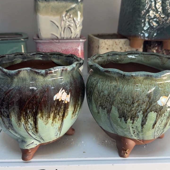 紫砂花盆口16高15，111111