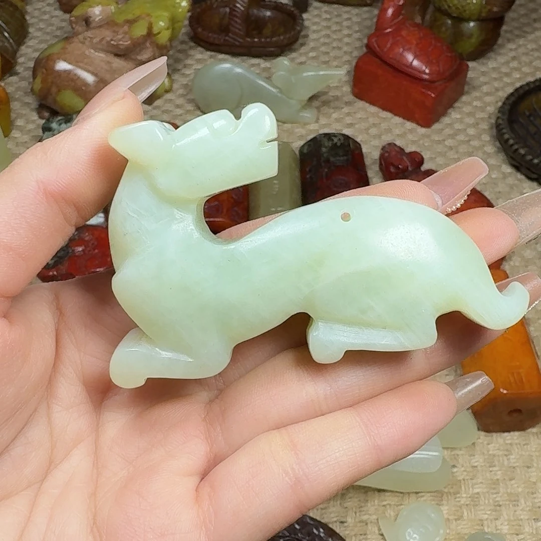 白玉菩提吊坠挂件