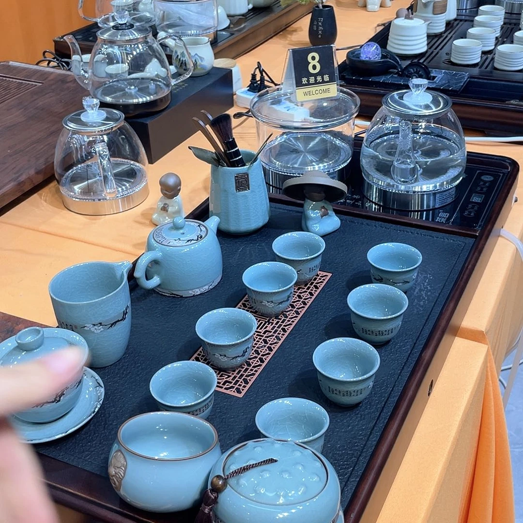 瓷片茶盘等多种产品系列为代表品种