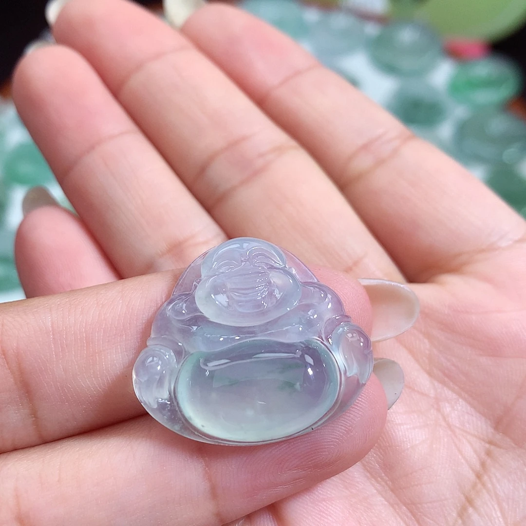 颈饰未镶嵌翡翠佛公