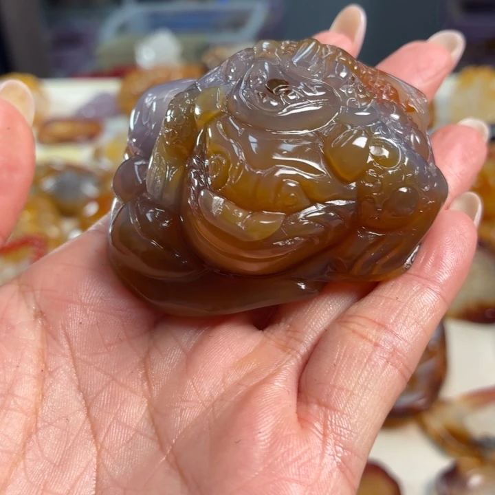 玛瑙/玉髓未镶嵌吊坠(不含链)