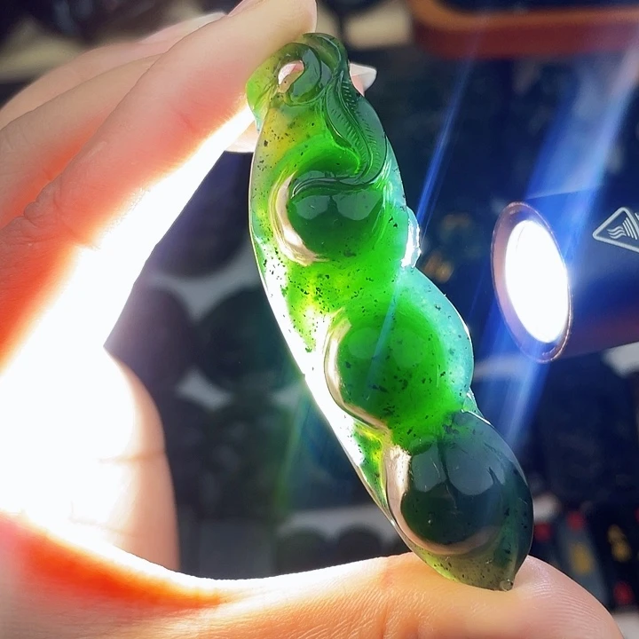 未镶嵌蛇纹石玉手串泰山玉平安豆