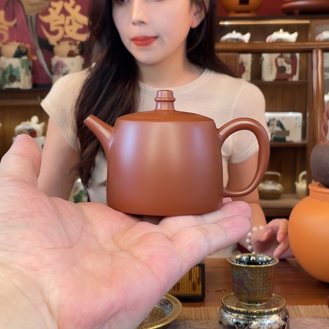 理***森紫砂茶壶纯手工手拉壶