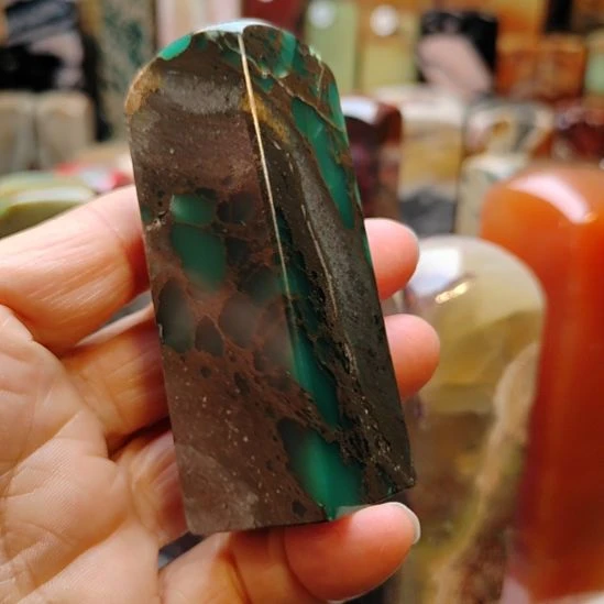 高***庄印石雅安绿四川雅安绿印章2.6+7.5