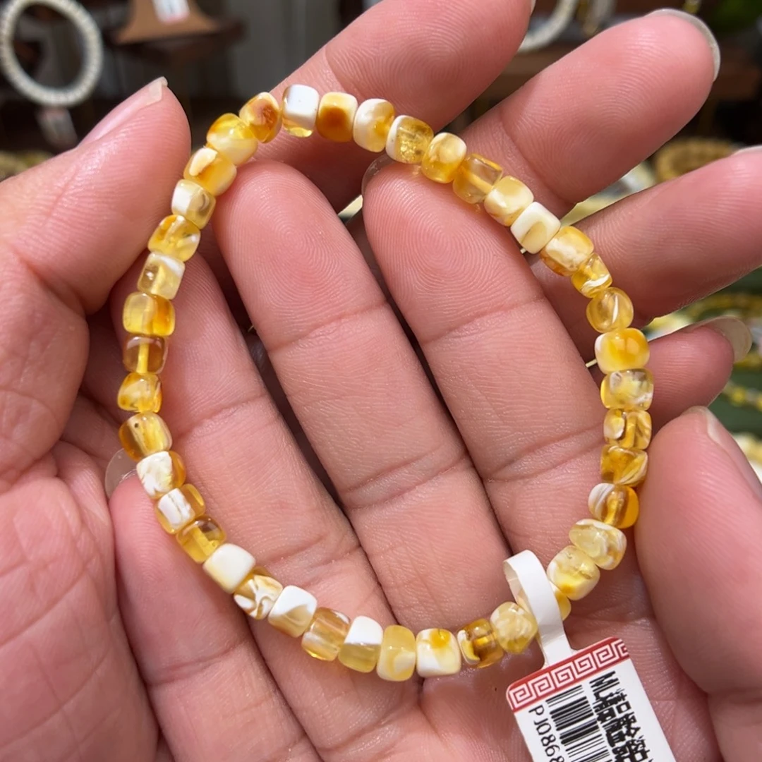 未镶嵌蜜蜡手链000004.9