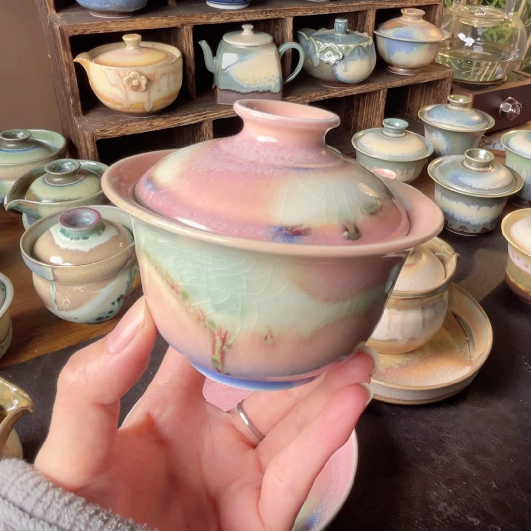 杯青纯手工制作柴烧手作