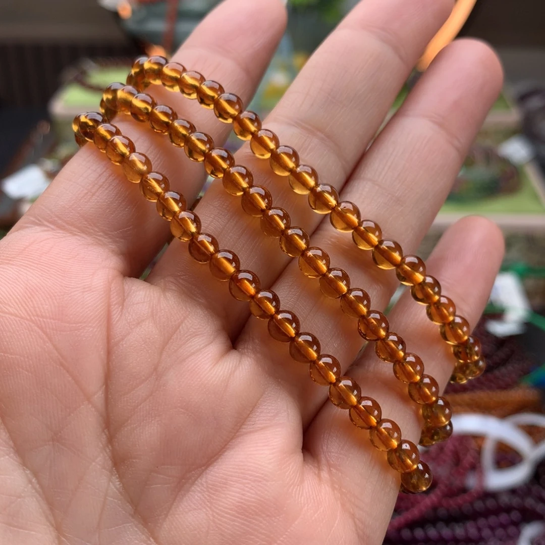 石榴石手串未镶嵌手串4.8