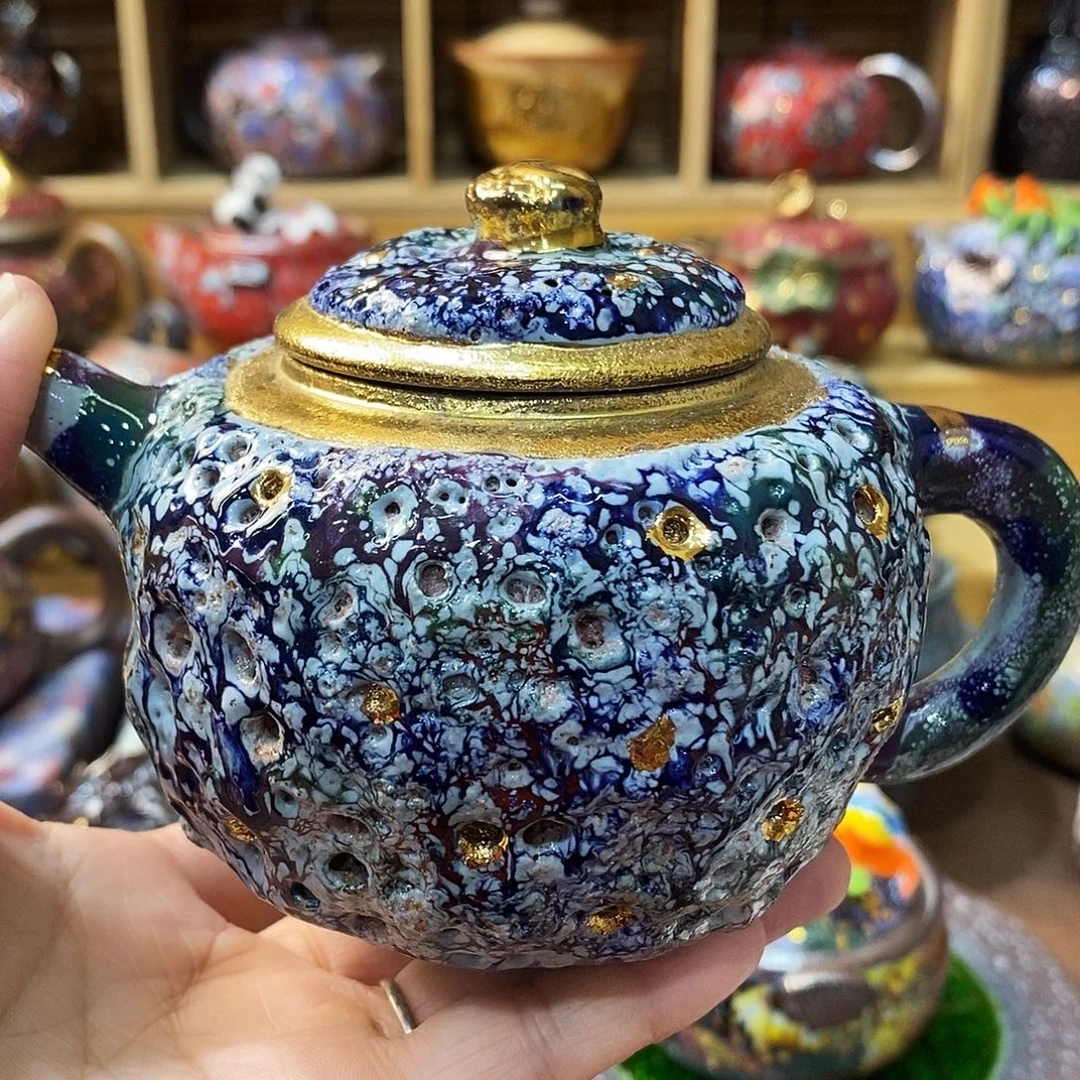 粗陶柴烧志野茶器