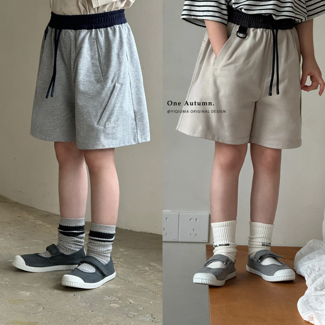 现货【壹秋.ONE AUTUMN】【松弛玩家】全棉运动裤女童夏短裤【GX679】