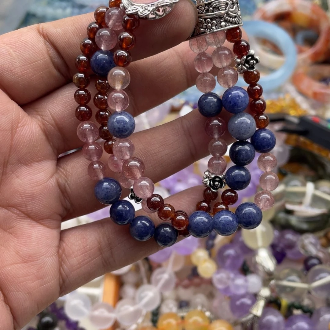 银S925镶嵌手链紫晶