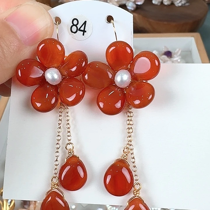 耳饰未镶嵌淡水珍珠