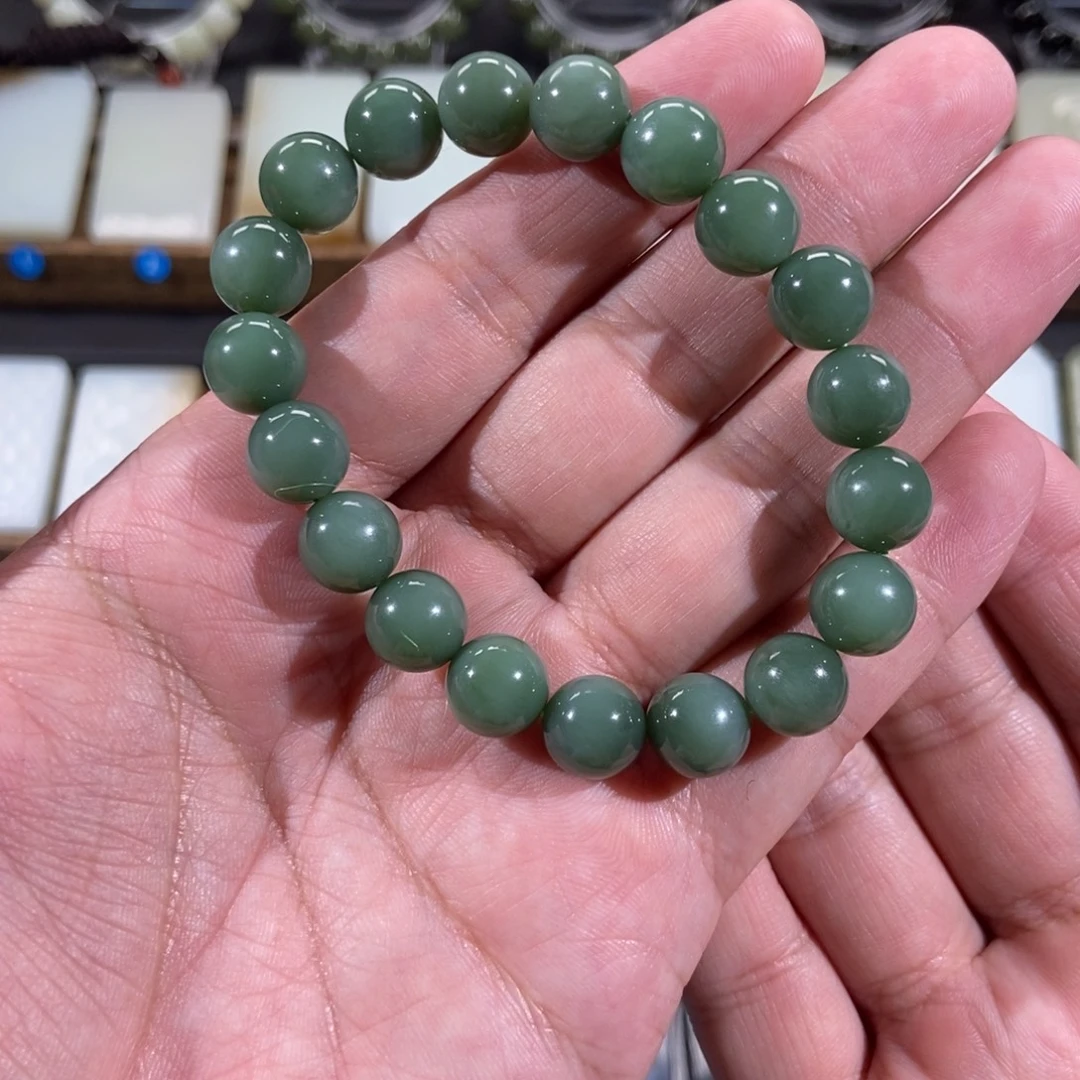 和田玉未镶嵌手链