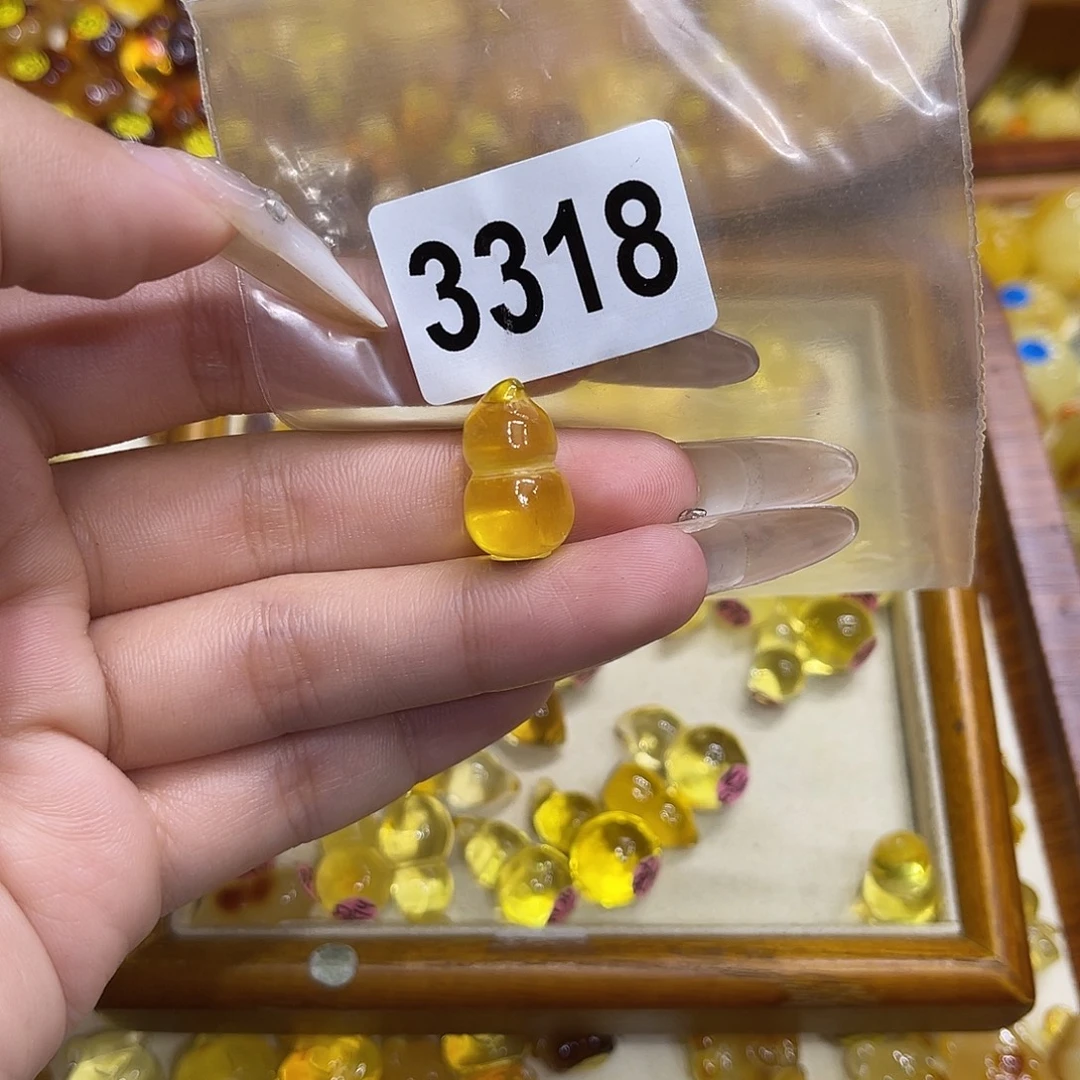 果***斯琥珀未镶嵌珠宝奇石