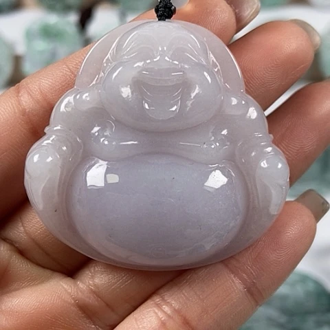 翡翠颈饰未镶嵌大佛福利