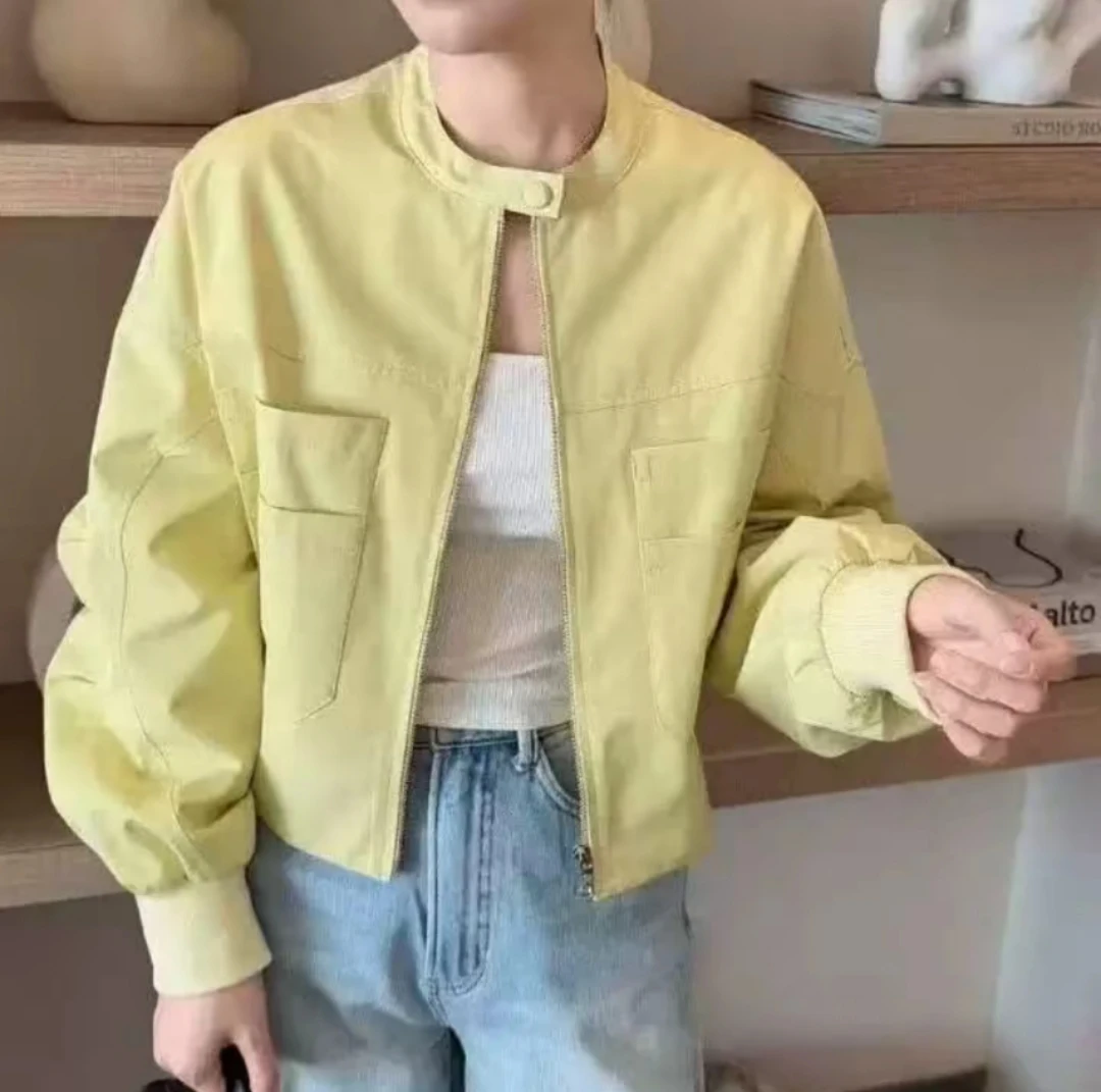 爆款斑马短外套春季