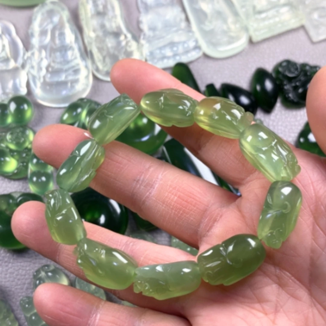 【闪购商品】蛇纹石玉岫玉未镶嵌