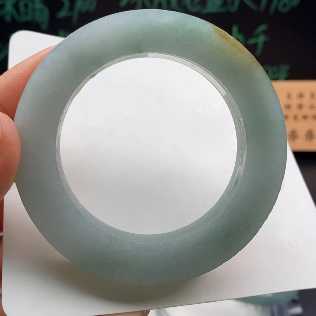 定制翡翠翡翠手镯未镶嵌正圈手镯